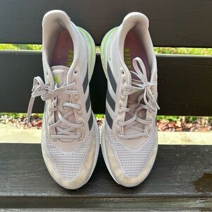 Adidas Womens Supernova Gray Running Shoes Sneakers
